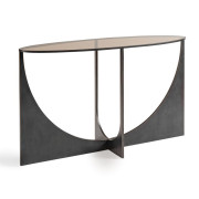 Hammered Sculpted Console Table 